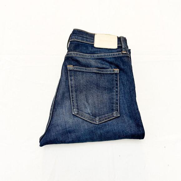 Everlane The High-Rise Skinny Jean Dark Wash Denim Zip Fly Size 27 Ankle - Picture 1 of 8